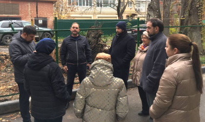 Дмитрий Кудинов встретился с жителями дома № 1 по ул. им. Серова А.К.